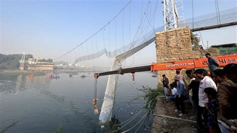 bridge collapse in morbi india news